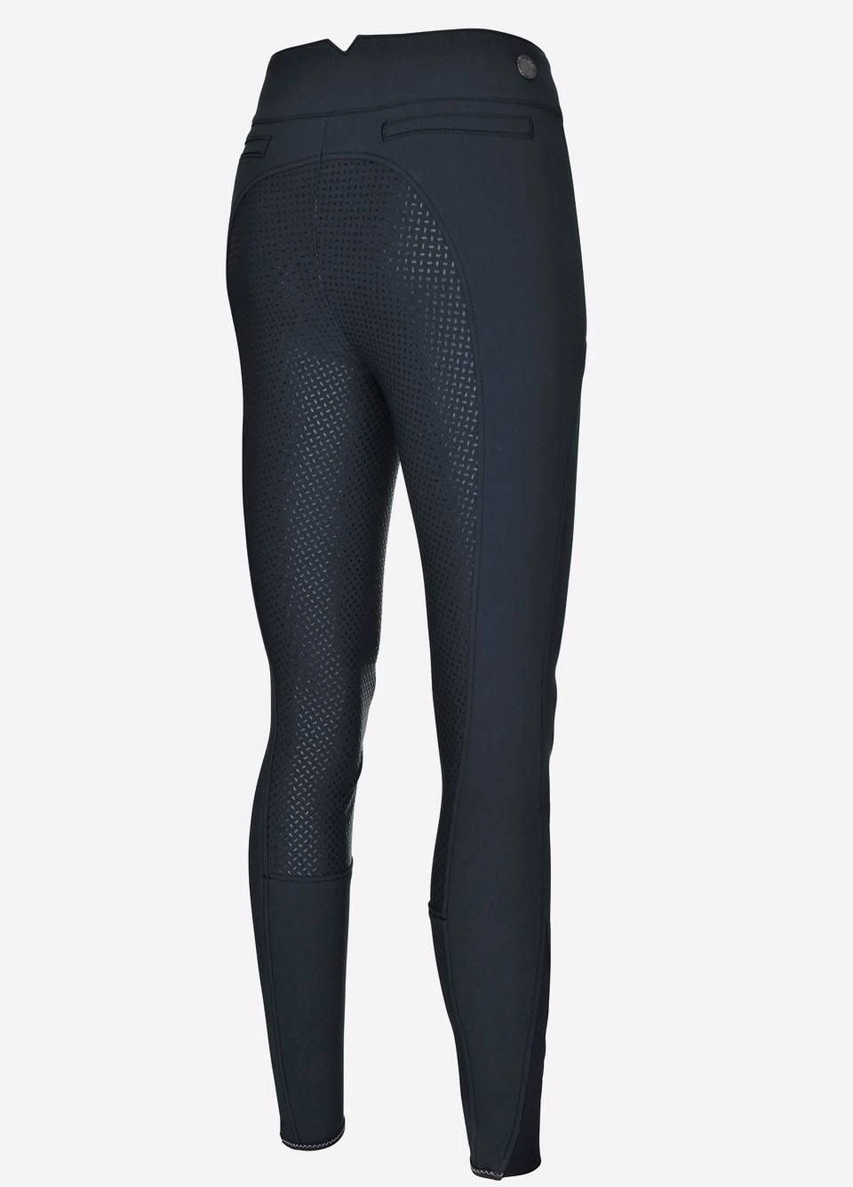 Pikeur Ladies Aiyana Grip Breeches With Full Seat Panel - Black - Image 2