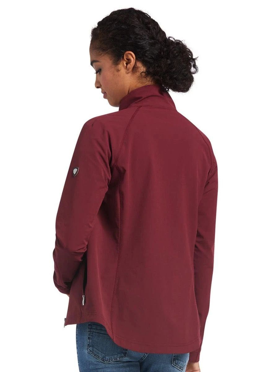 Ariat Agile Softshell Jacket - Zinfandel - Image 2