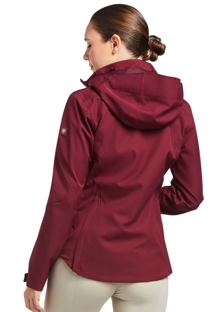 Ariat Coastal Waterproof Jacket - Zinfandel - Image 2