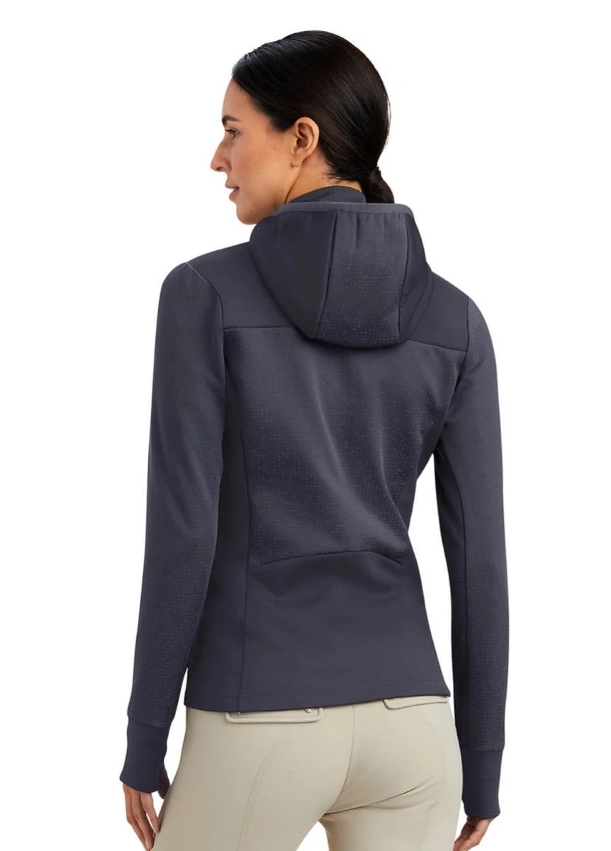 Ariat Lumina Full Zip Sweatshirt - Ebony - Image 2