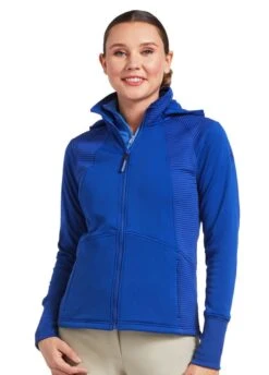 Ariat Wilde Full Zip Sweatshirt - Mazarine Blue