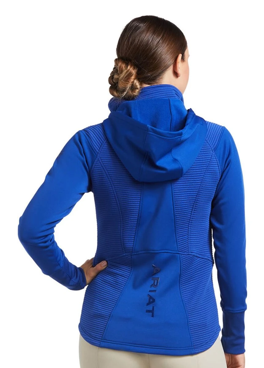 Ariat Wilde Full Zip Sweatshirt - Mazarine Blue - Image 2