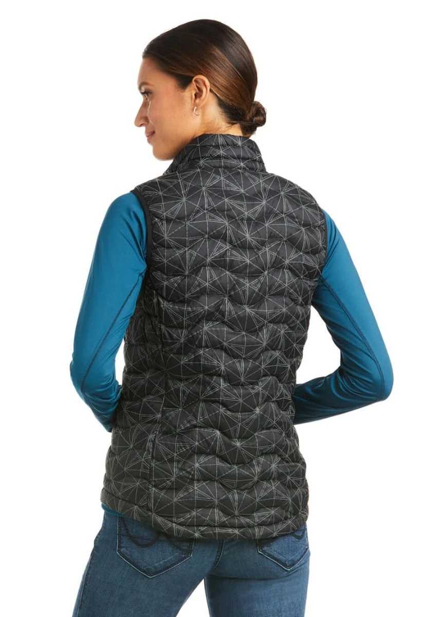 Ariat Womens Ideal 3.0 Reflective Vest - Black - Image 2