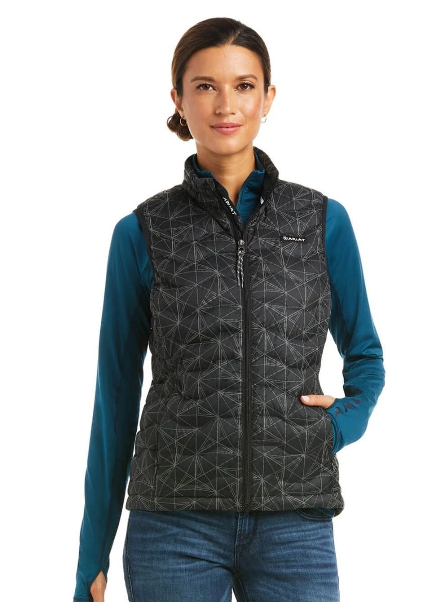 Ariat Womens Ideal 3.0 Reflective Vest - Black