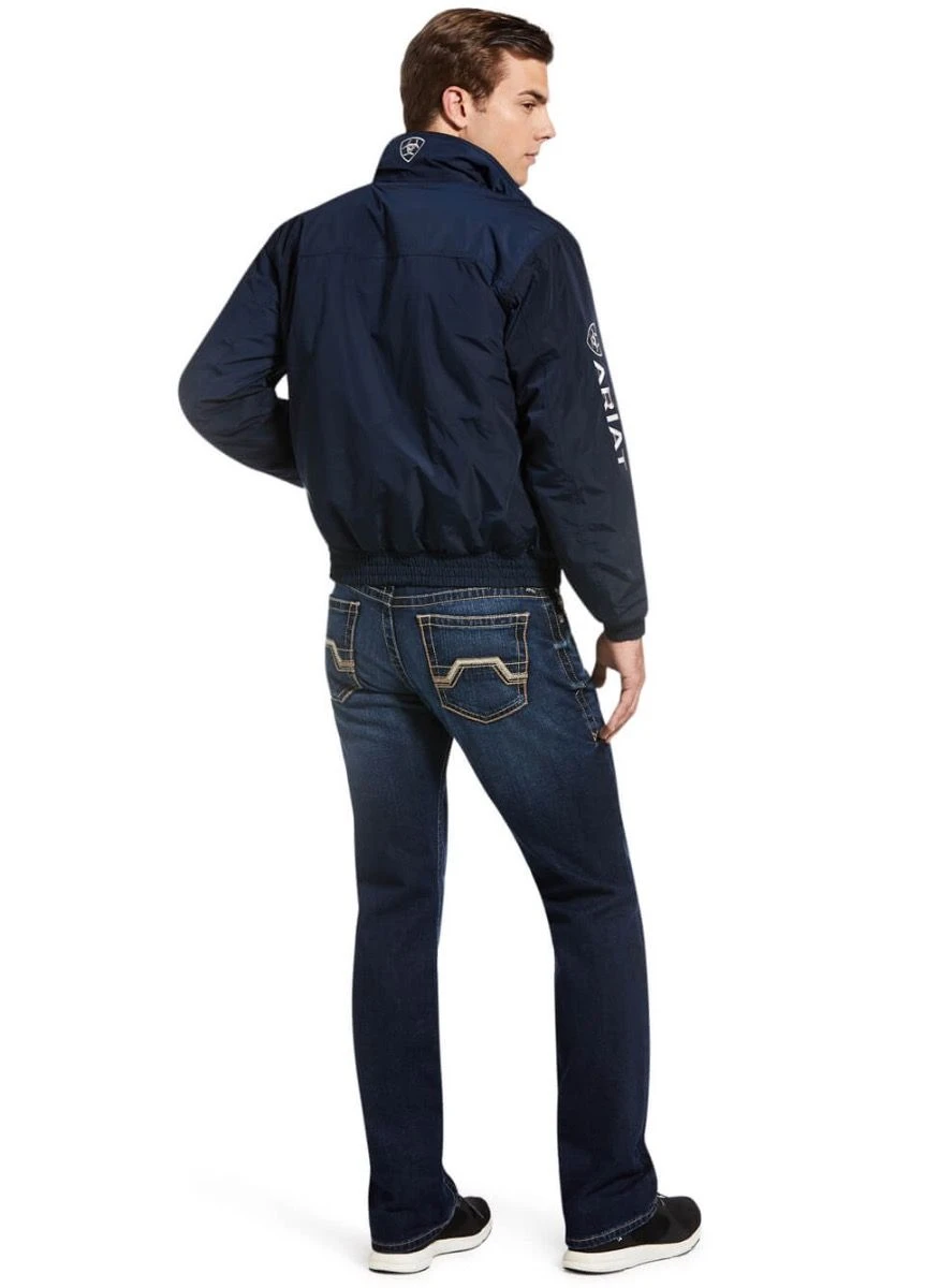 Ariat Mens Stable Jacket - Navy - Image 2