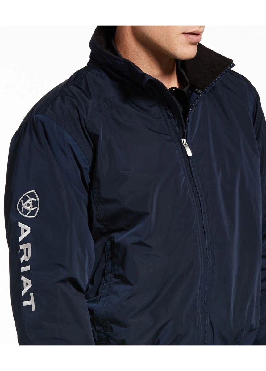 Ariat Mens Stable Jacket - Navy - Image 4