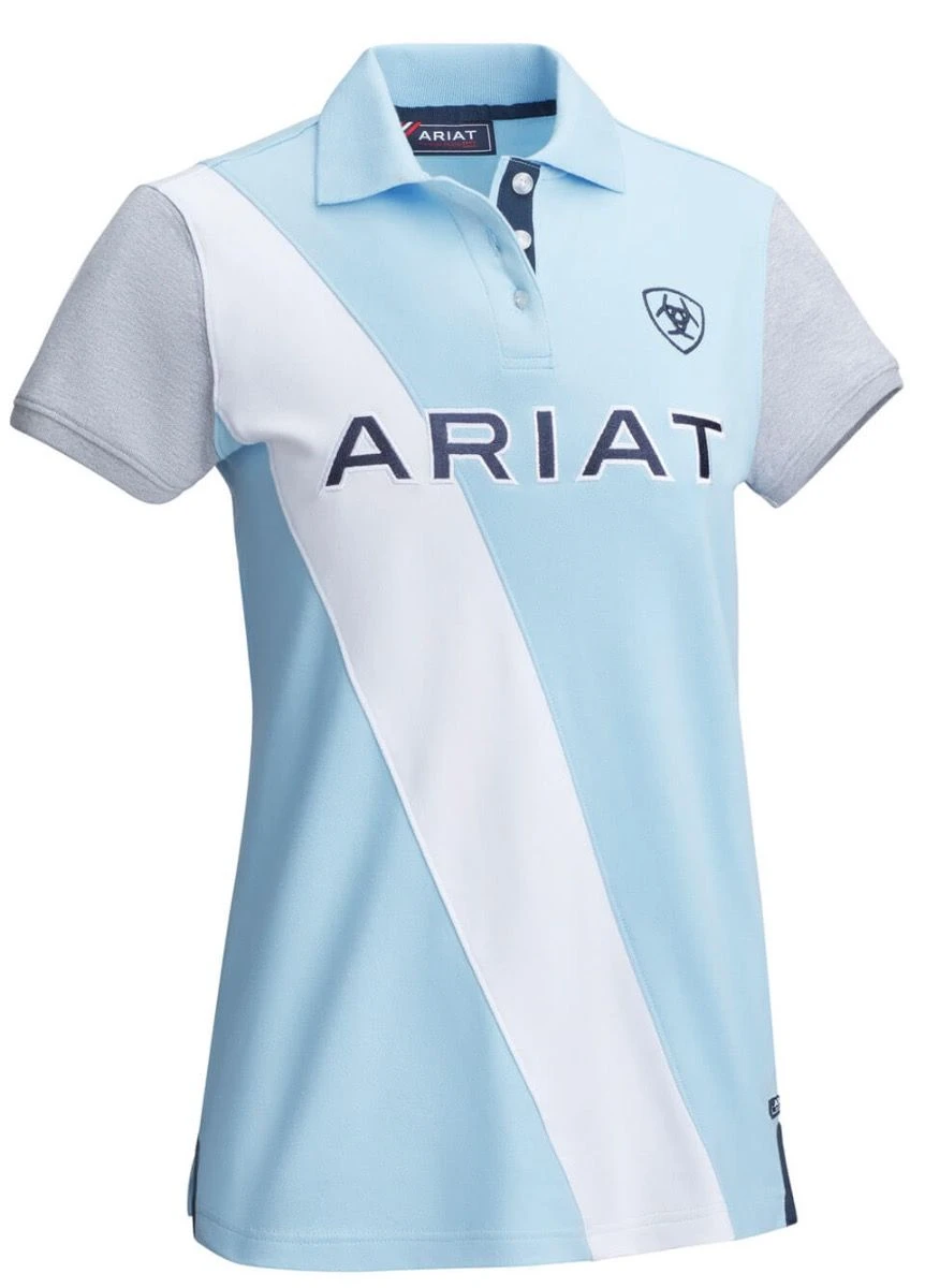 Ariat Taryn Polo - Blue Bell - Image 3