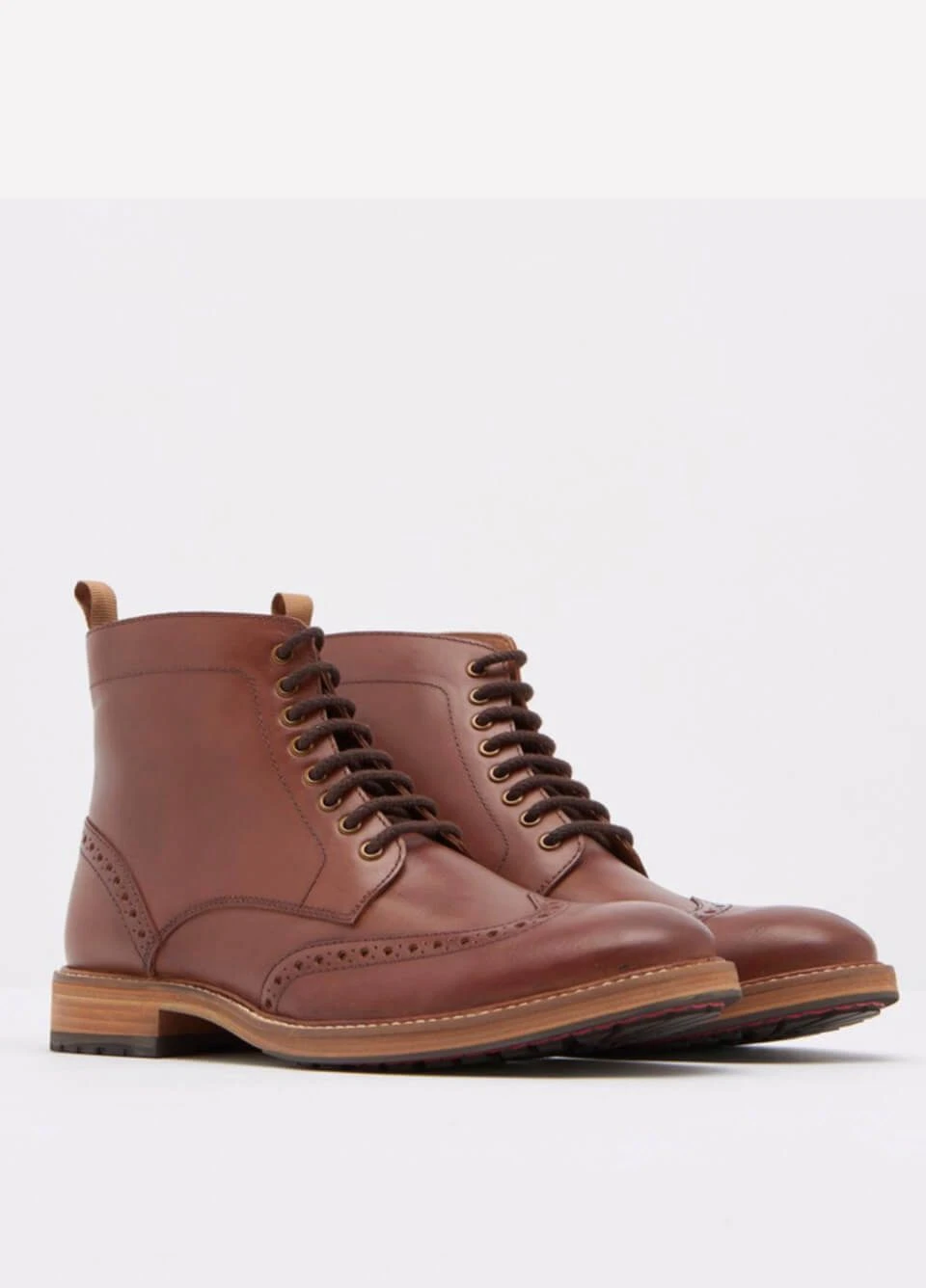 Joules Barnes Lace-up Boots - Tan - Image 2
