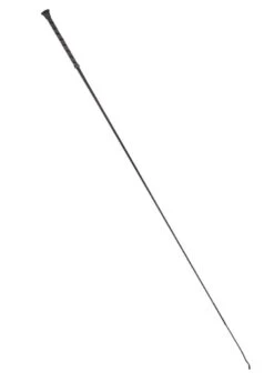 Country Direct DR7 Rubber Thread Dressage Whip - Black