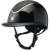 Charles Owen EQx Kylo Wide Peak Gloss & Sparkly Hat - Black