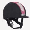Champion Junior X-Air Dazzle Plus Riding Hat - Black/Pink