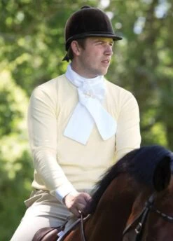 Equetech Mens Foxhunter Shirt - Buttermilk