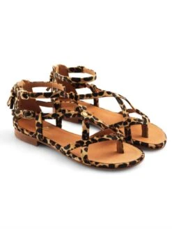 Fairfax & Favor Brancaster Sandal - Jaguar Haircalf