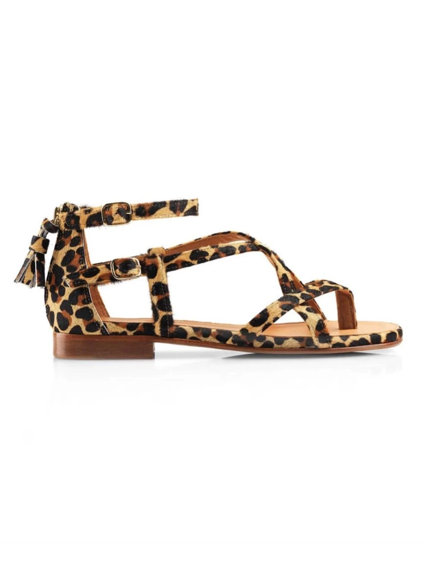 Fairfax & Favor Brancaster Sandal - Jaguar Haircalf - Image 2