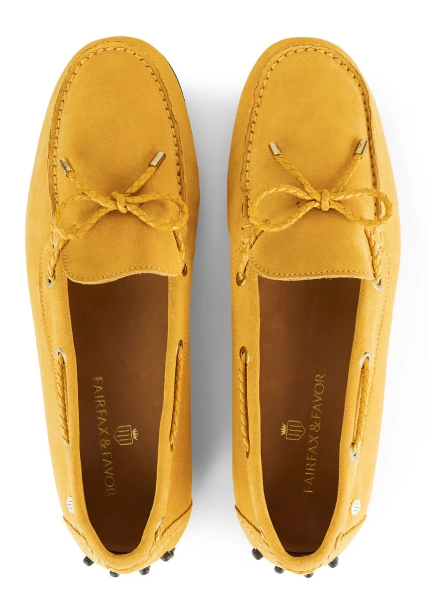 Fairfax & Favor Henley Driving Shoe - Mango - Image 5