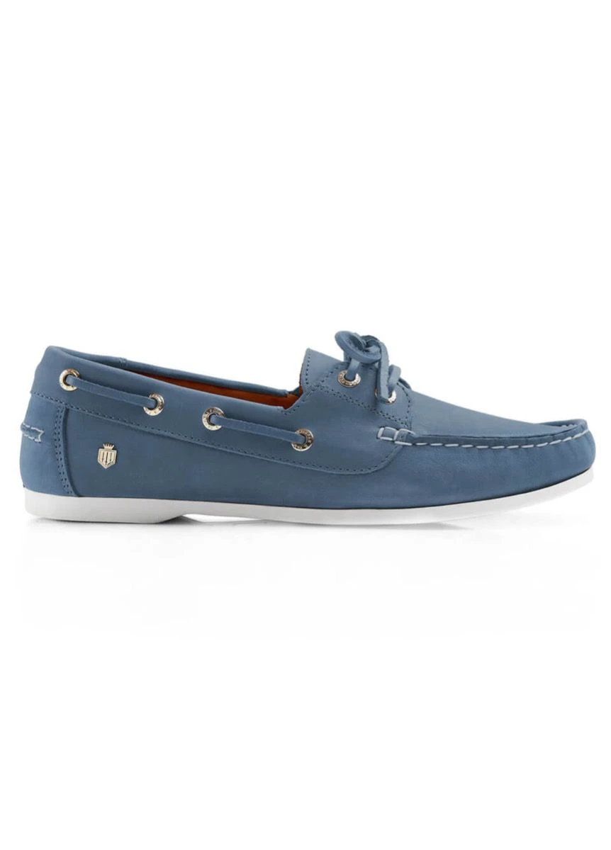 Fairfax & Favor Salcombe Deck Shoe - Cornflower