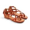 Fairfax & Favor Brancaster Sandal - Sunset Orange