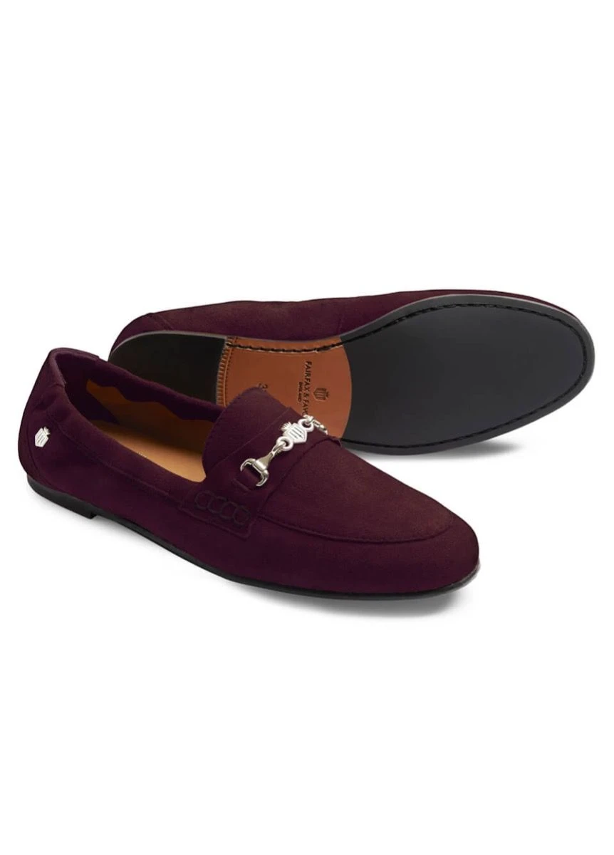 Fairfax & Favor Newmarket Loafer - Plum - Image 2