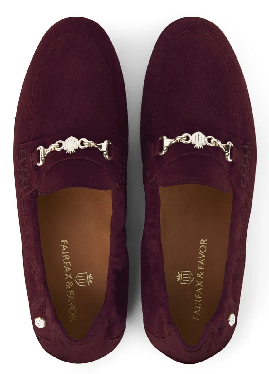 Fairfax & Favor Newmarket Loafer - Plum - Image 4