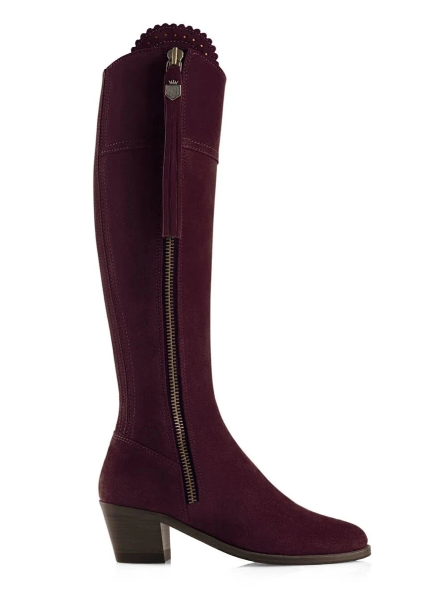 Fairfax & Favor Heeled Regina - Plum - Image 2