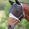 Shires Fine Mesh Fly Mask With Ears - Black