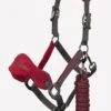 LeMieux Vogue Fleece Headcollar & Leadrope Set - Mulberry/Grey