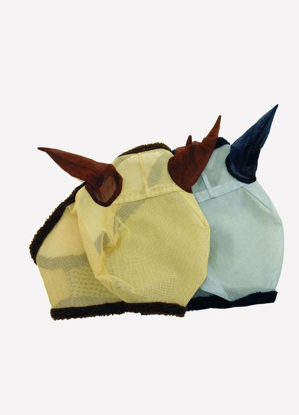 Amigo Fly Mask - Silver/Navy - Image 2
