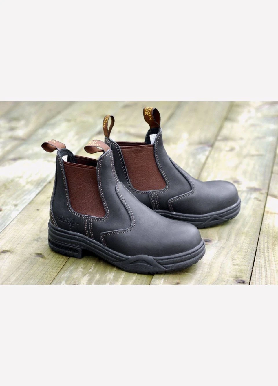 Mountain Horse Protective Jodphur Boots - Dark Brown - Image 2