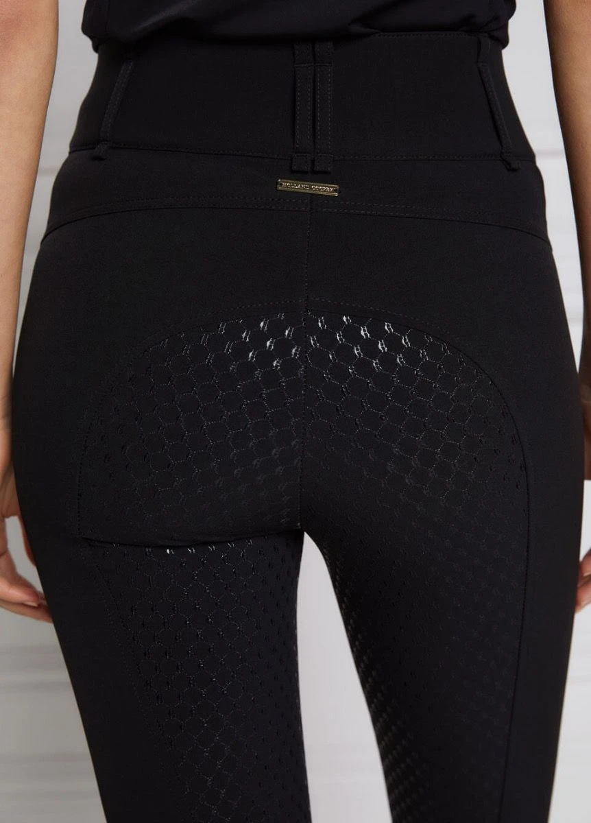 Holland Cooper Ascot Breeches - Black Reflective - Image 4