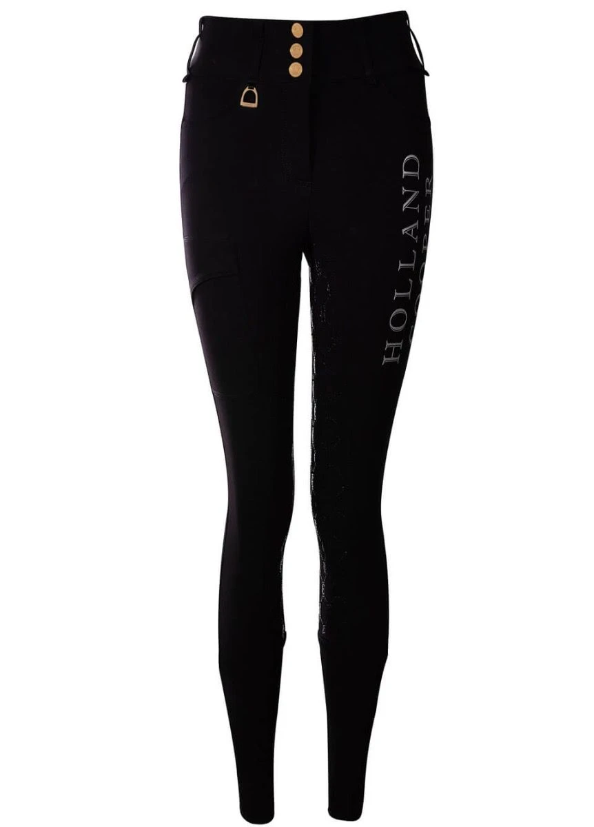 Holland Cooper Ascot Breeches - Black Reflective - Image 3