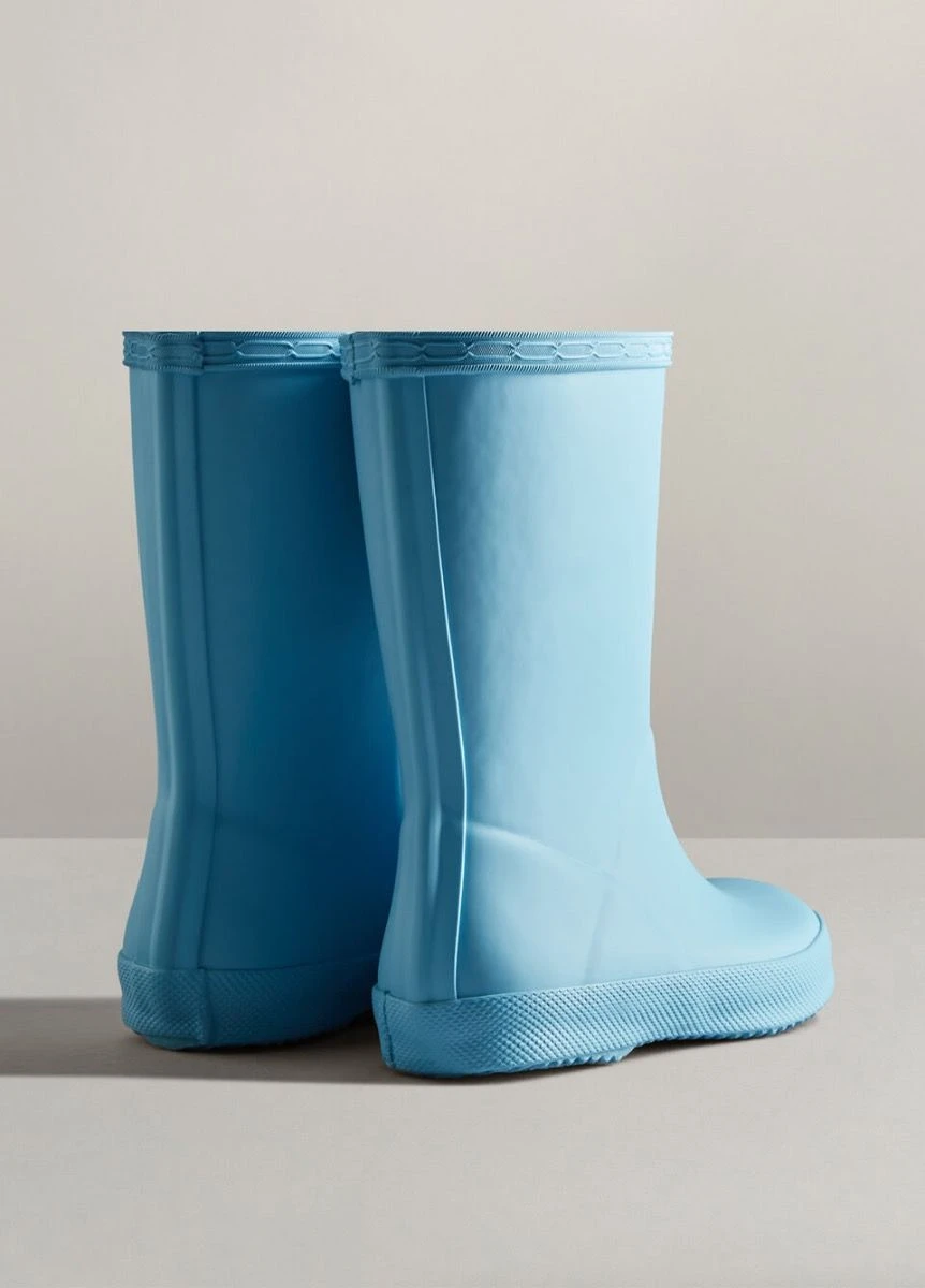Hunter Kids First Classic Wellingtons - Borealis Blue - Image 3