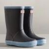 Hunter Kids First Insulated Wellingtons - Navy/Blue Frost