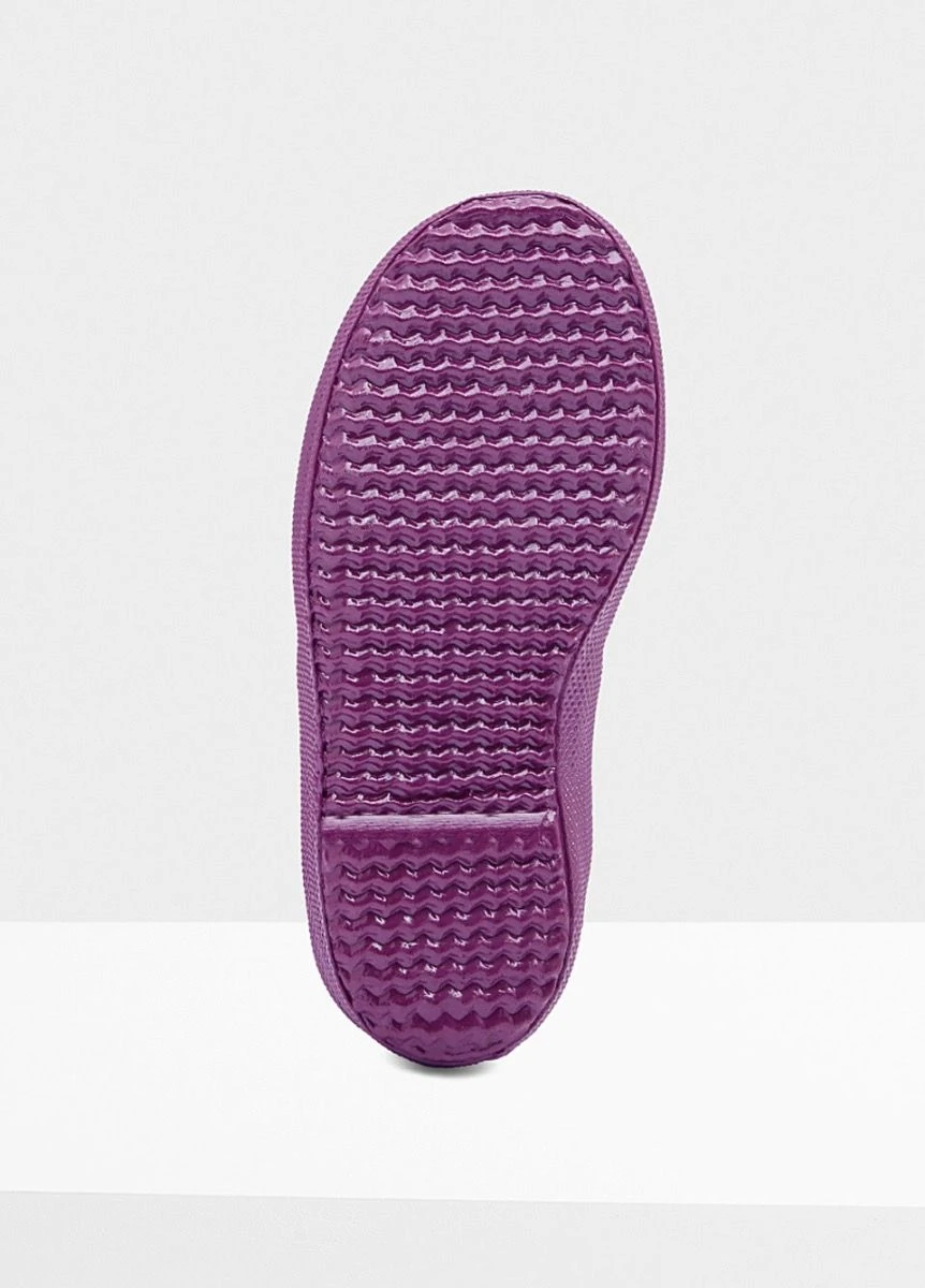 Hunter Kids First Gloss Wellingtons - Violet - Image 4