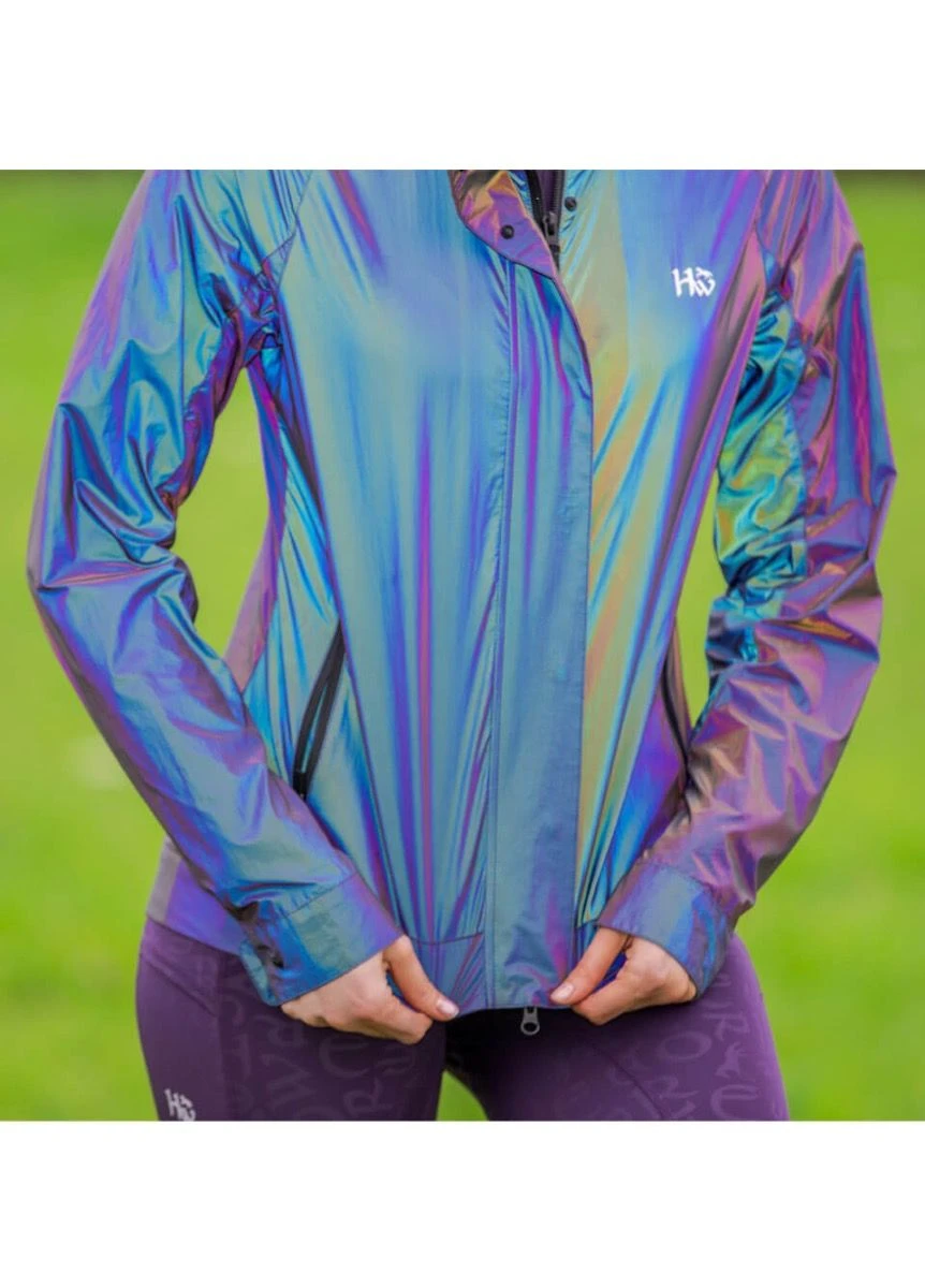 Horseware Rainbow Reflective Jacket - Purple - Image 3
