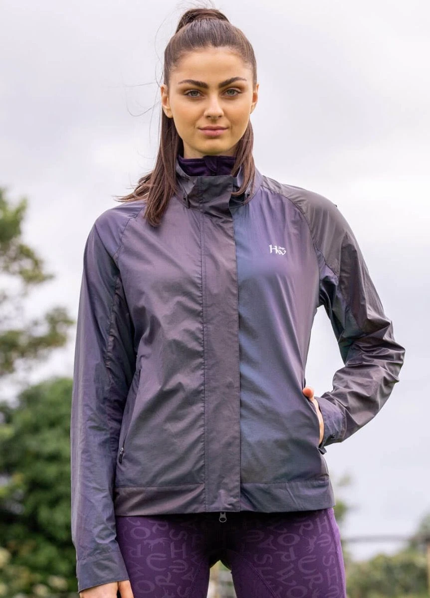 Horseware Rainbow Reflective Jacket - Purple - Image 2