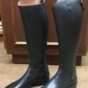 Petrie Leeds Leather Riding Boots - Black