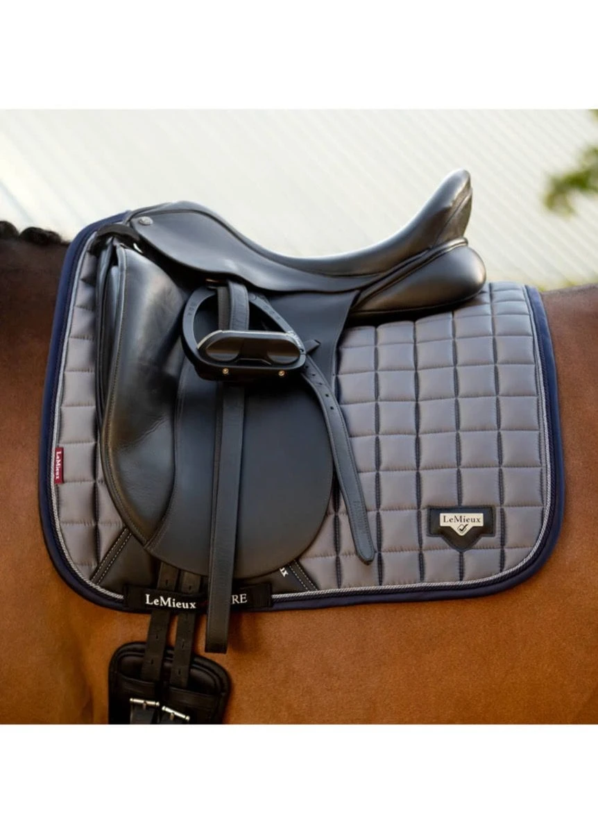 LeMieux Loire Classic Dressage Square - Twilight Grey - Image 2