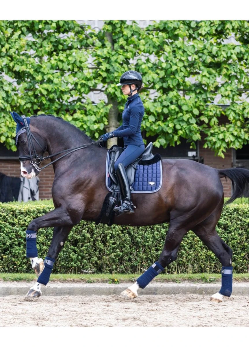 LeMieux Loire Classic Dressage Square - Twilight Navy - Image 2