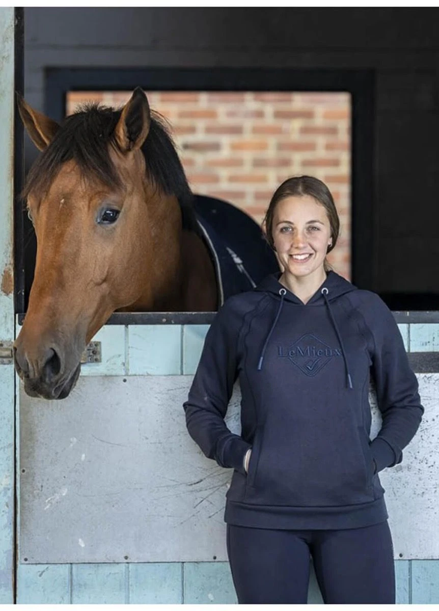 LeMieux Elite Hoodie - Navy - Image 4