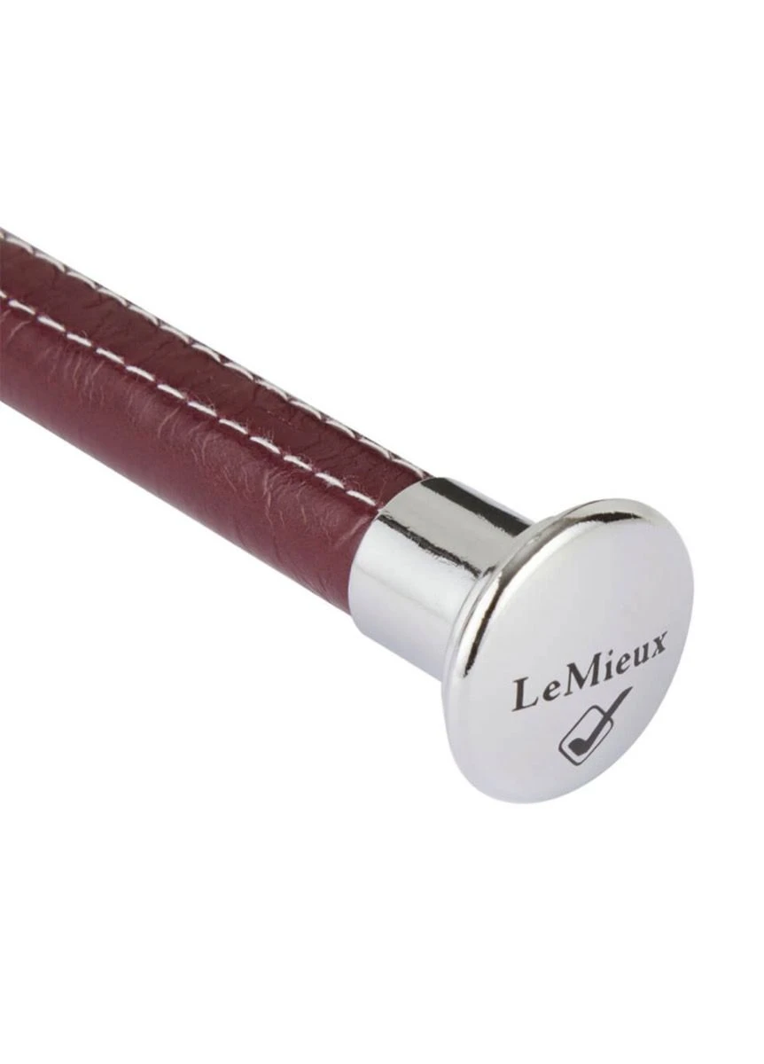 LeMieux Rhone Pro Baton Whip - Burgundy - Image 2