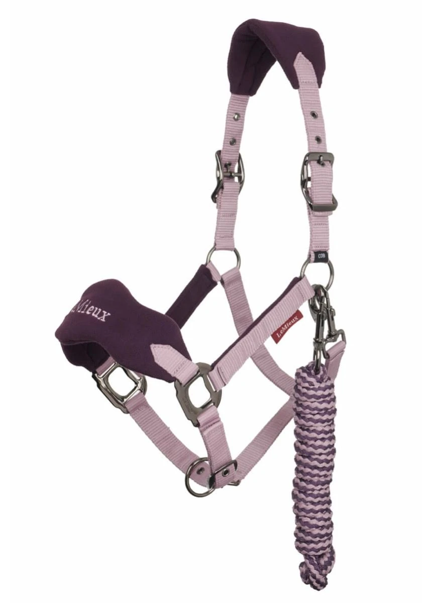 LeMieux Vogue Fleece Headcollar & Leadrope - Fig