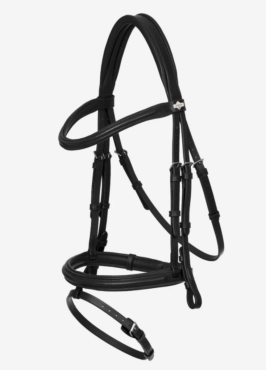 LeMieux Arika Flash Bridle - Black/Silver - Image 2