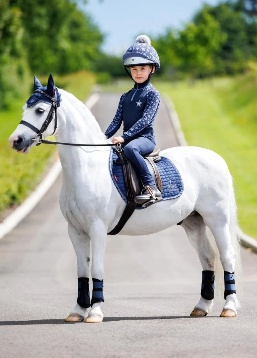 LeMieux Mini Jump Square - Indigo - Image 2