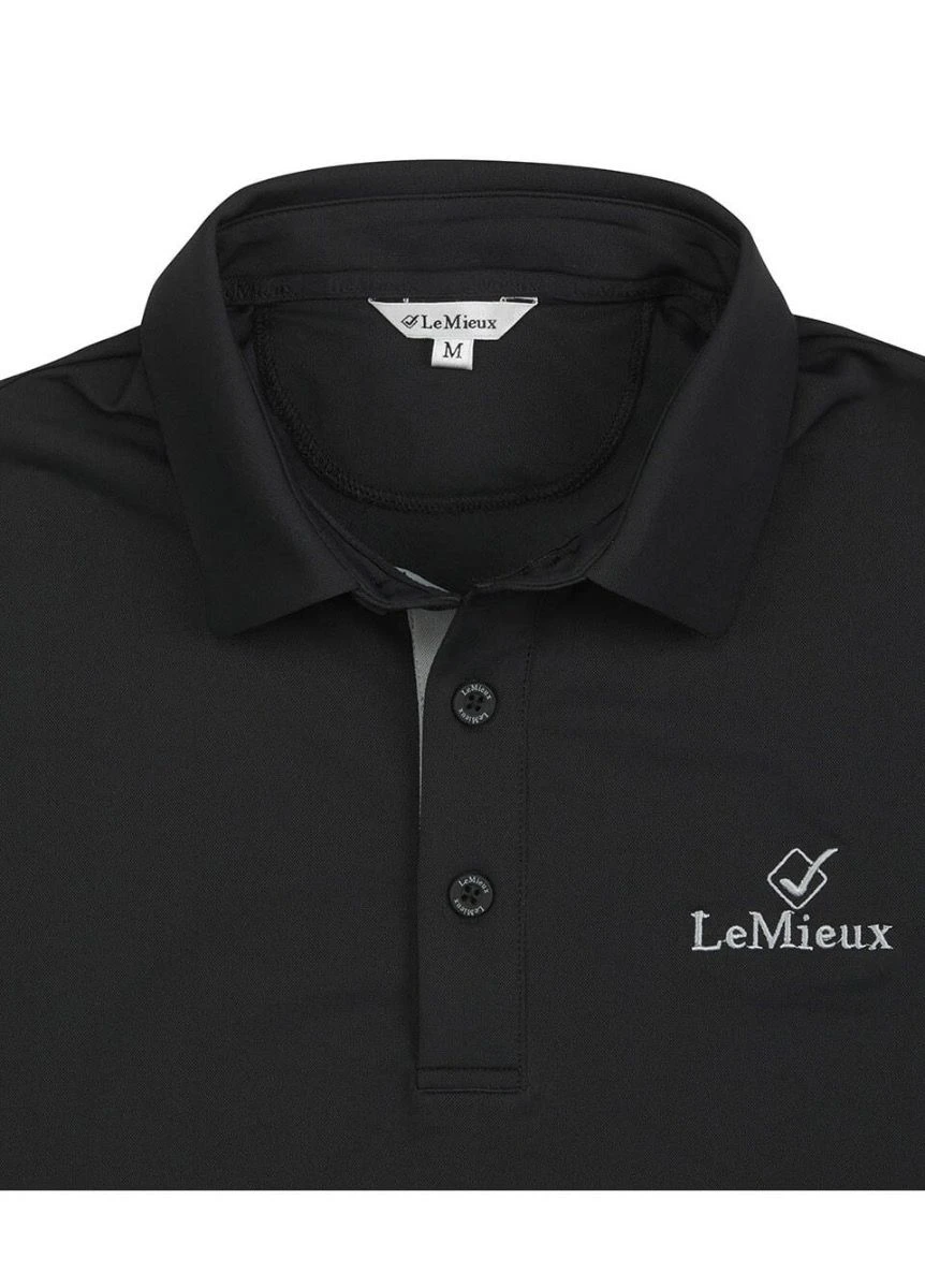 LeMieux Monsieur Mens Polo Shirt - Black - Image 6