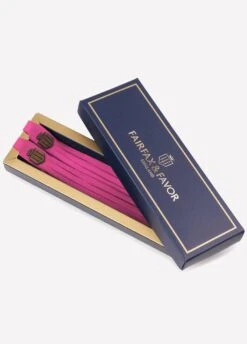 Fairfax & Favor Suede Boot Tassels - Hot Pink