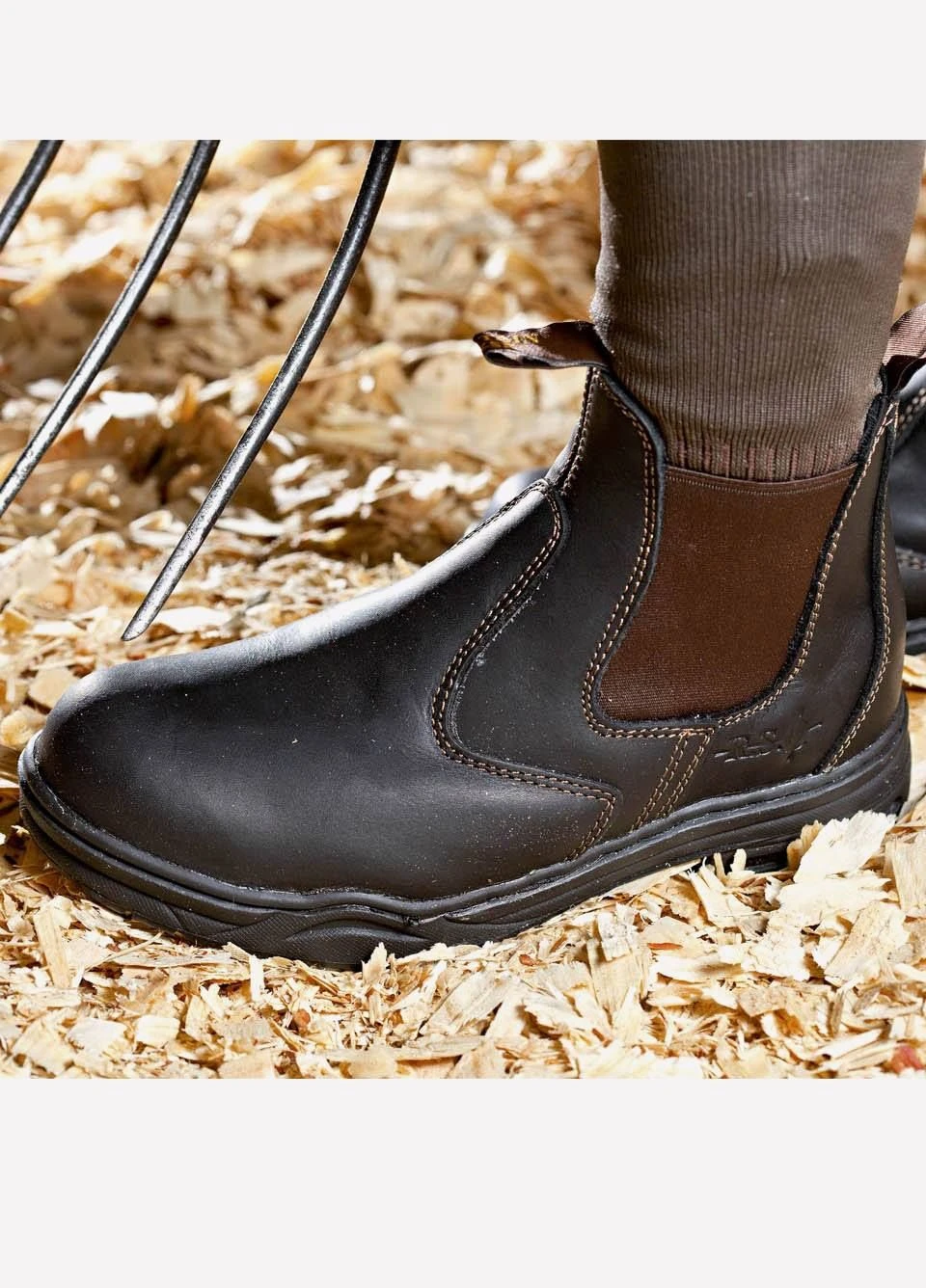 Mountain Horse Protective Jodphur Boots - Dark Brown - Image 3