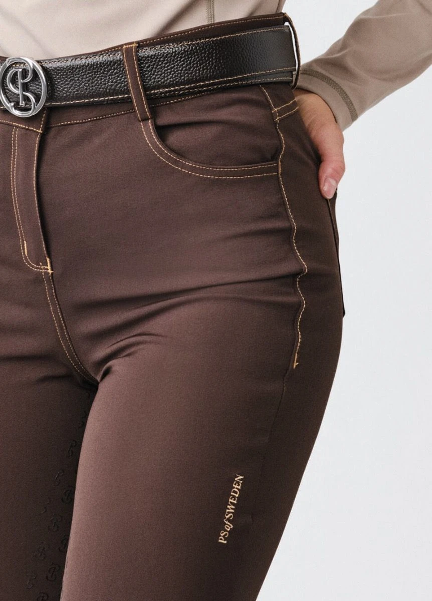 PS Of Sweden Khloe Breeches - Coffee - Image 3