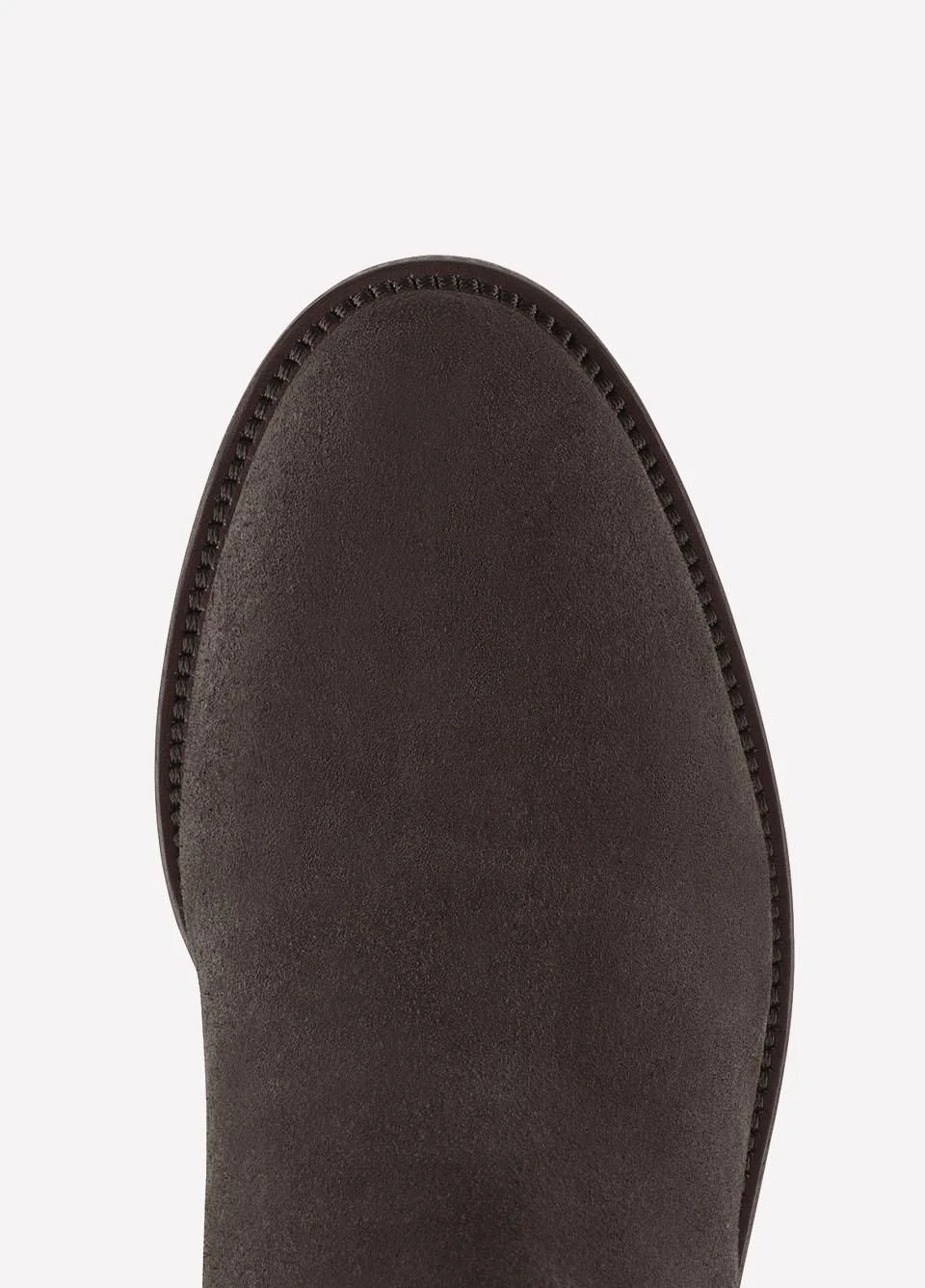 Fairfax & Favor Suede Flat Regina - Chocolate - Image 5