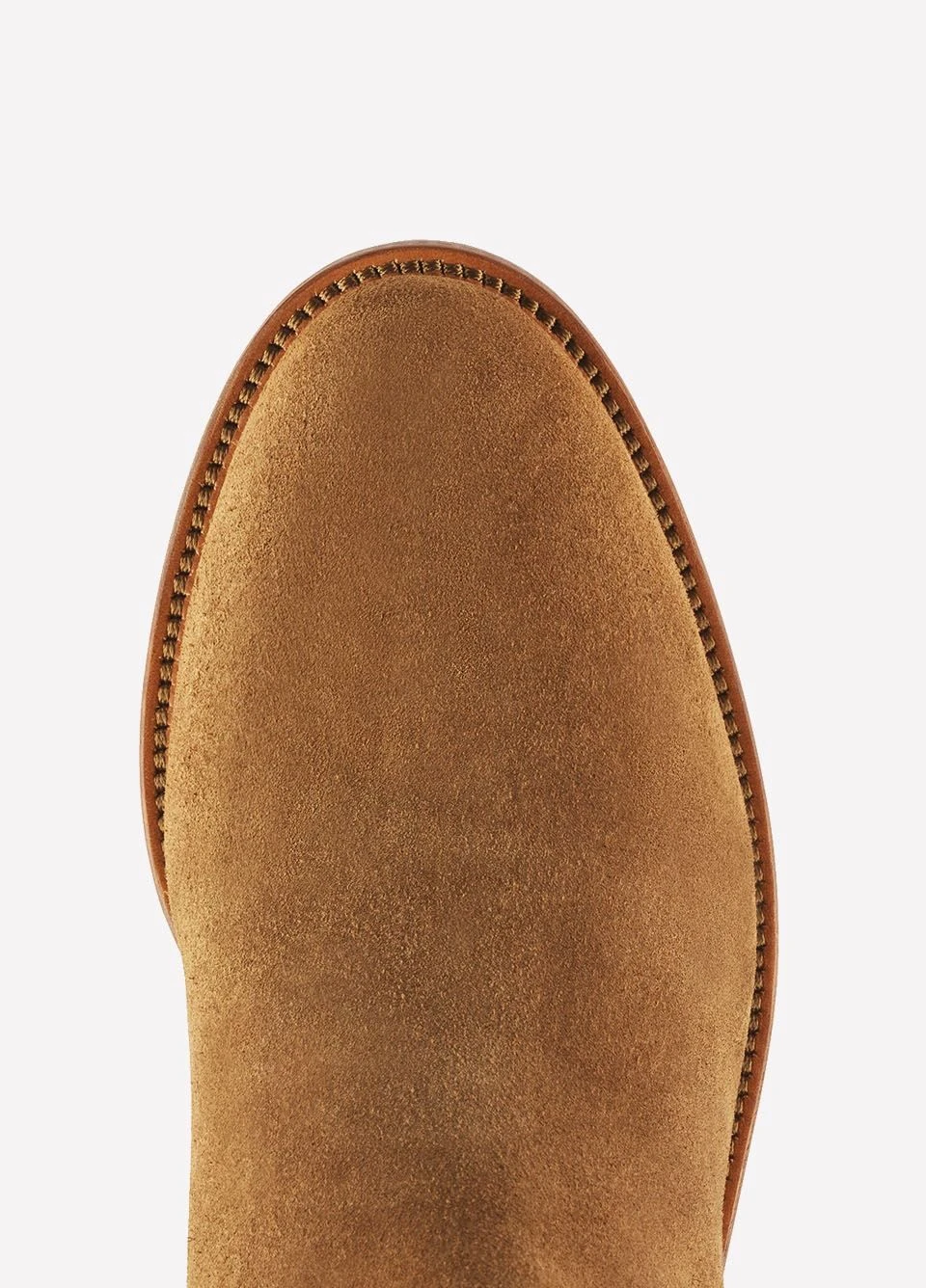 Fairfax & Favor Suede Flat Regina - Tan - Image 5