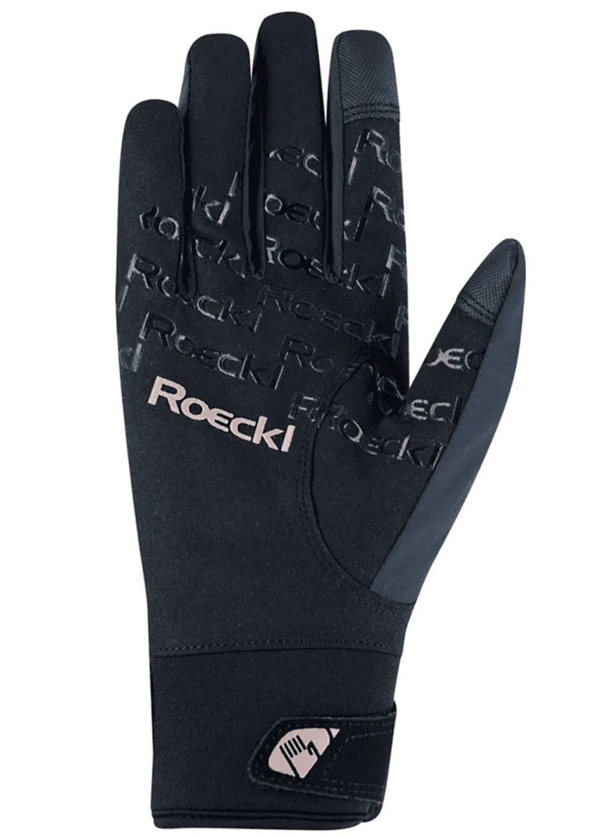 Roeckl Waregem Gloves - Black/Copper - Image 2